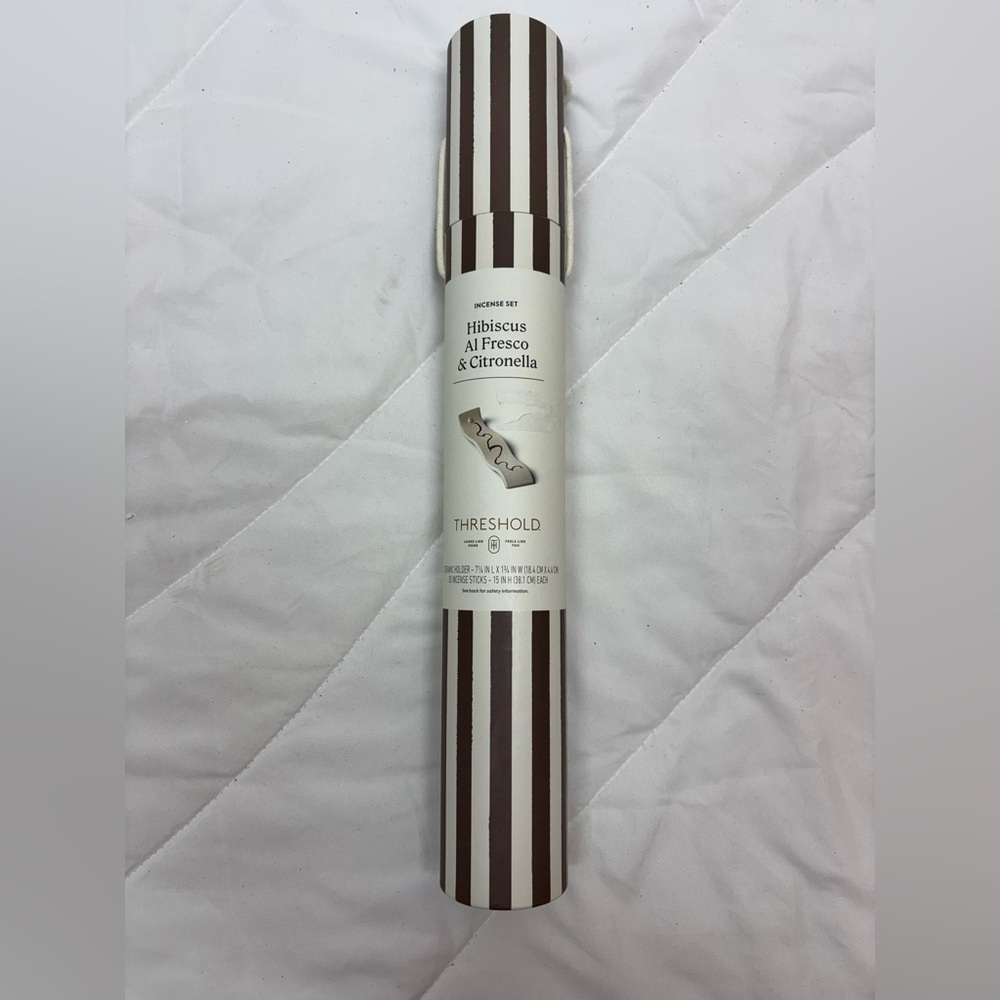NWT Threshold Incense Set Hibiscus AL Fresco & Citronella 30 pack set